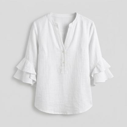 Blusa de lino para mujer - Tatiana