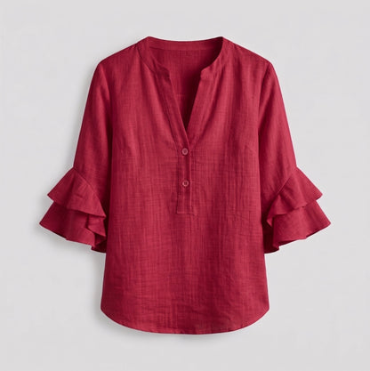 Blusa de lino para mujer - Tatiana