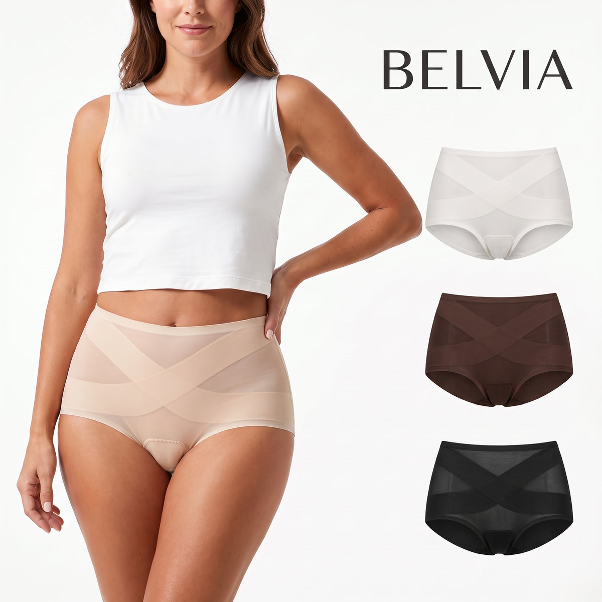 Braga Faja Reductora Invisible - Belvia
