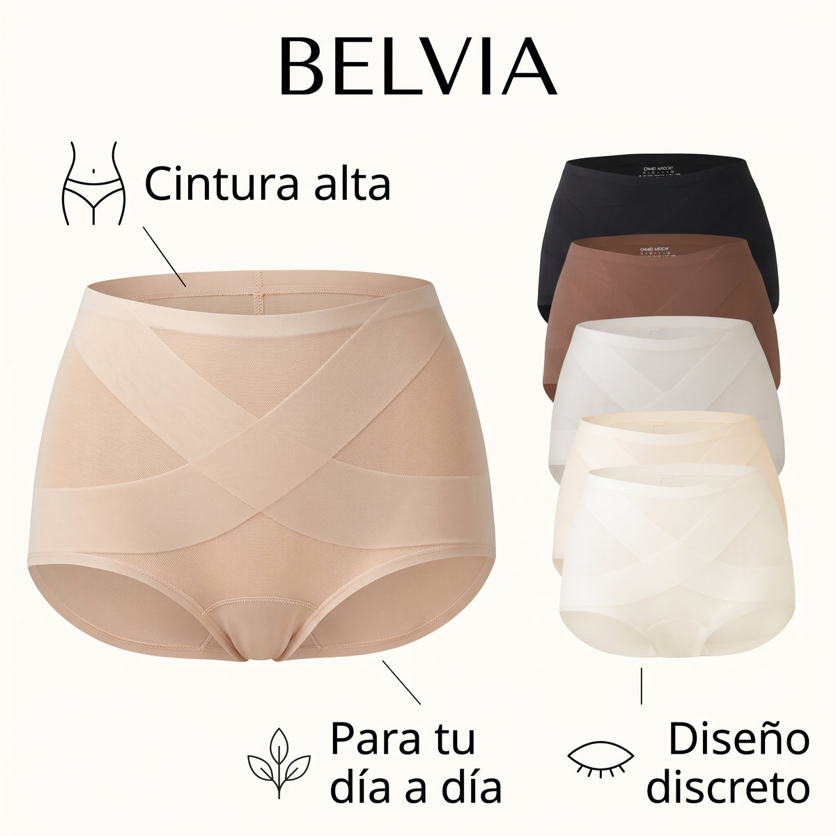 Braga Faja Reductora Invisible - Belvia