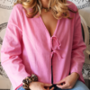 Blouse Rose Femme Coton