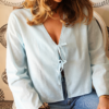 Blouse Femme Coton Bleu Ciel