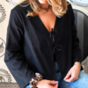 Blouse Noire Femme Coton
