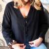Blouse Noire Femme Coton