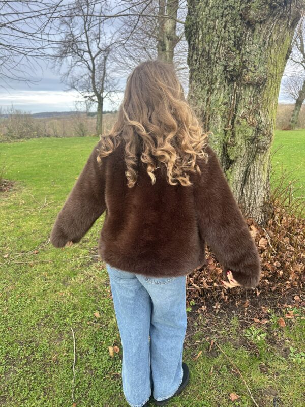 Manteau Fausse Fourrure Marron - Doux, Chaud & Ultra Chic